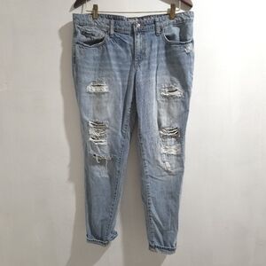 Gap | Light Blue Distressed Women's Boyfriend Jeans